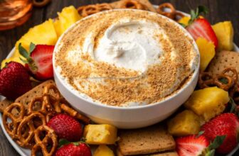 Cheesecake Dip (5 Ingredients!) | Cookies and Cups