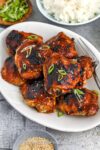 Sticky Chicken Thighs