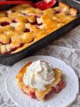 Cherry Cream Cheese Cobbler (Easy Dessert Recipe)