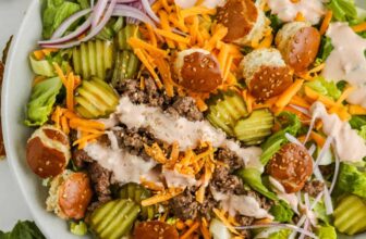 Big Mac Salad (Cheeseburger Salad)
