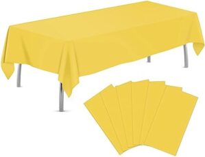 tujol Yellow 6 Pack Plastic Table C...