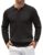 COOFANDY Men’s Knit Polo Shirts Long Sleeve Sweater Polo