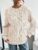 Trendy Queen Women’s Oversized Cable Knit Crewneck Sweater